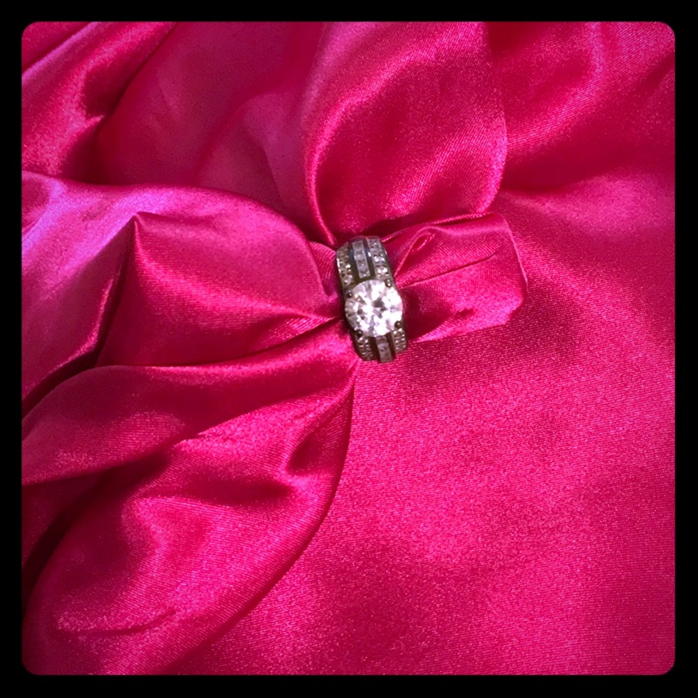 Diamonique Statement Ring - image 1